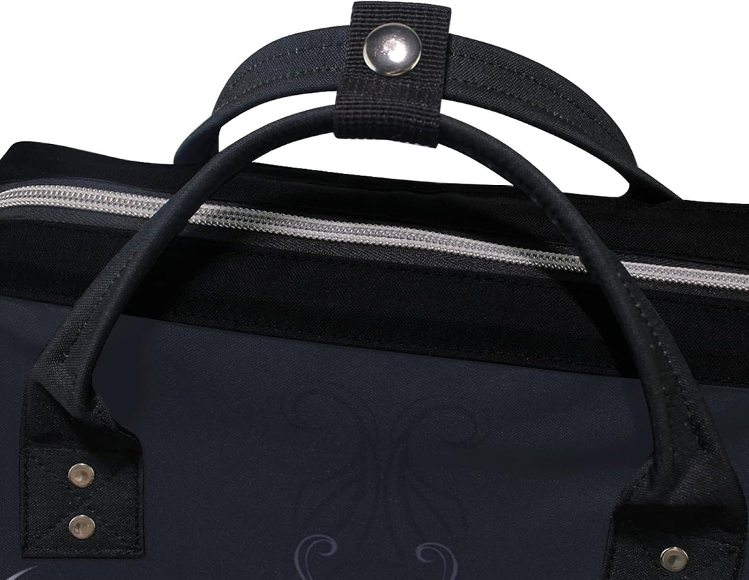 Abstrakter Engelsflügel Wickeltasche Reiserucksack Grosse Kapazität Schulter Mom Taschen für Reisen