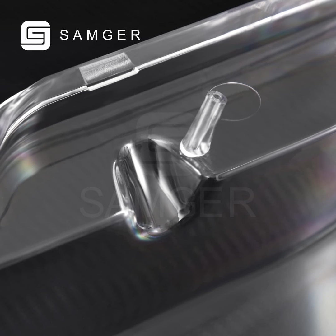 Samger 2 Stück Lichtscheibe Scheinwerfer Abdeckung Frontscheinwerfer Linsenabdeckung Für 2005-2008 B