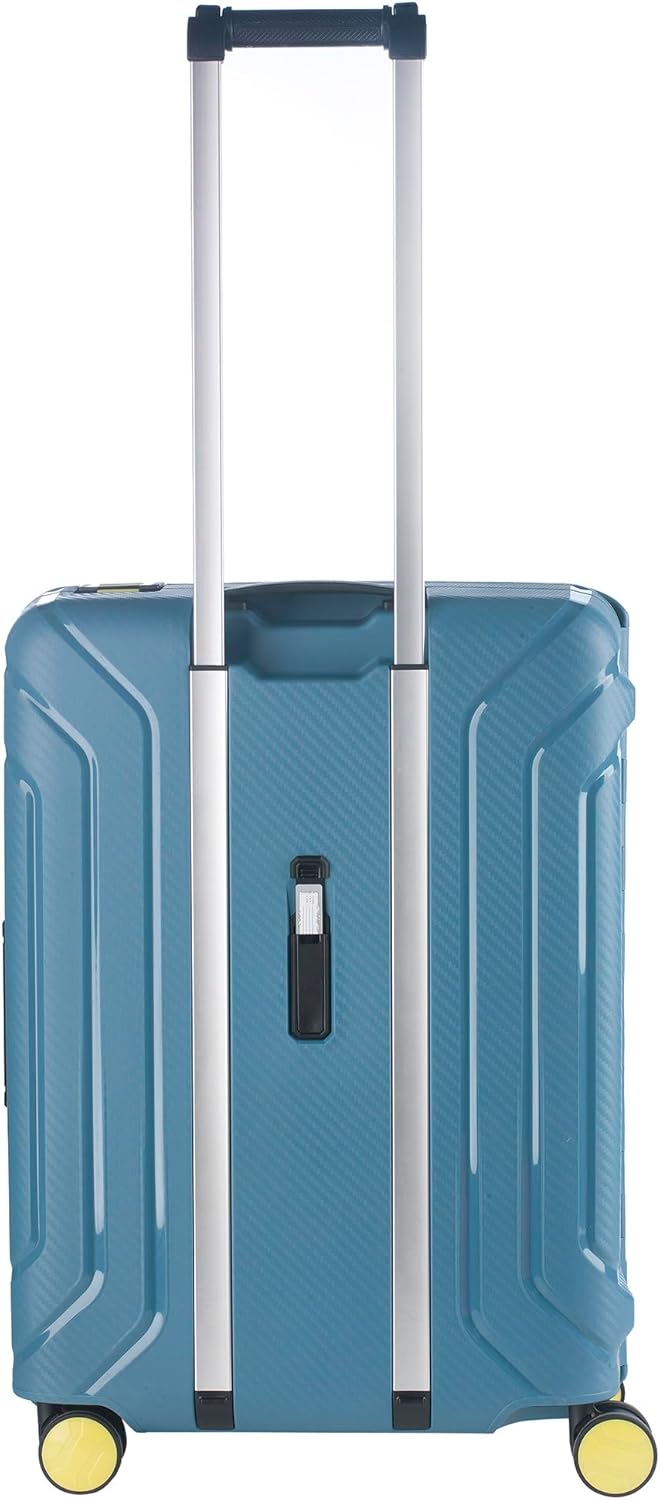 CarryOn Steward Hartschale Reisekoffer M - Koffer Dreipunkt Verschluss TSA (blau, M - 65cm) M - 65cm