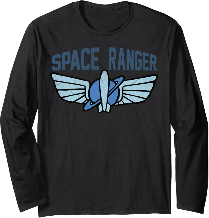 Disney Pixar Toy Story Space Ranger Logo Poster Langarmshirt