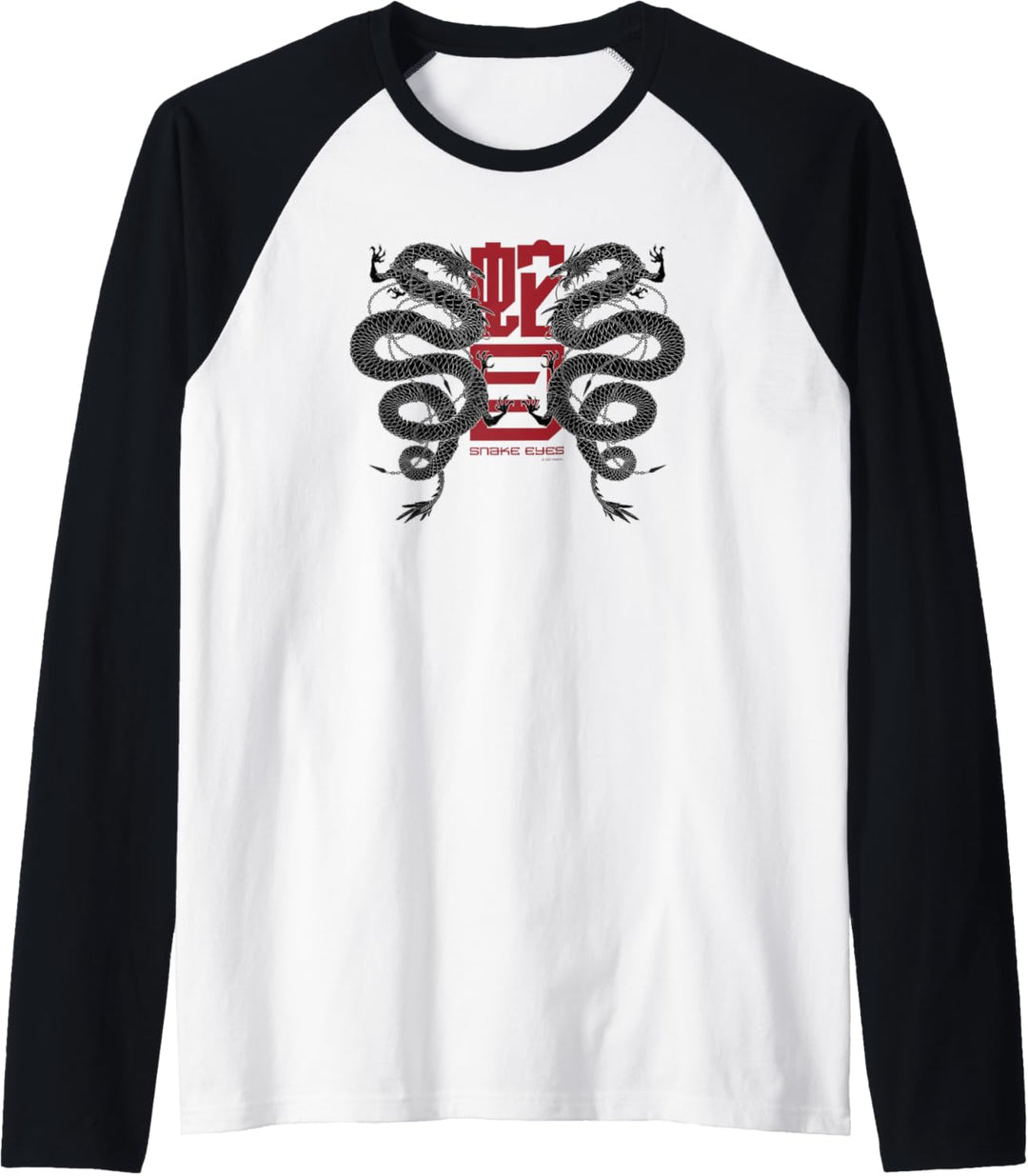Snake Eyes Double Dragon Raglan