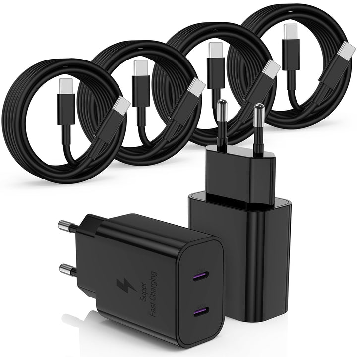 45W Ladegerät USB C Schnellladekabel für Samsung Galaxy S25 Ultra S24 S23 S22 A56 A36 A26 A17 A16 A0
