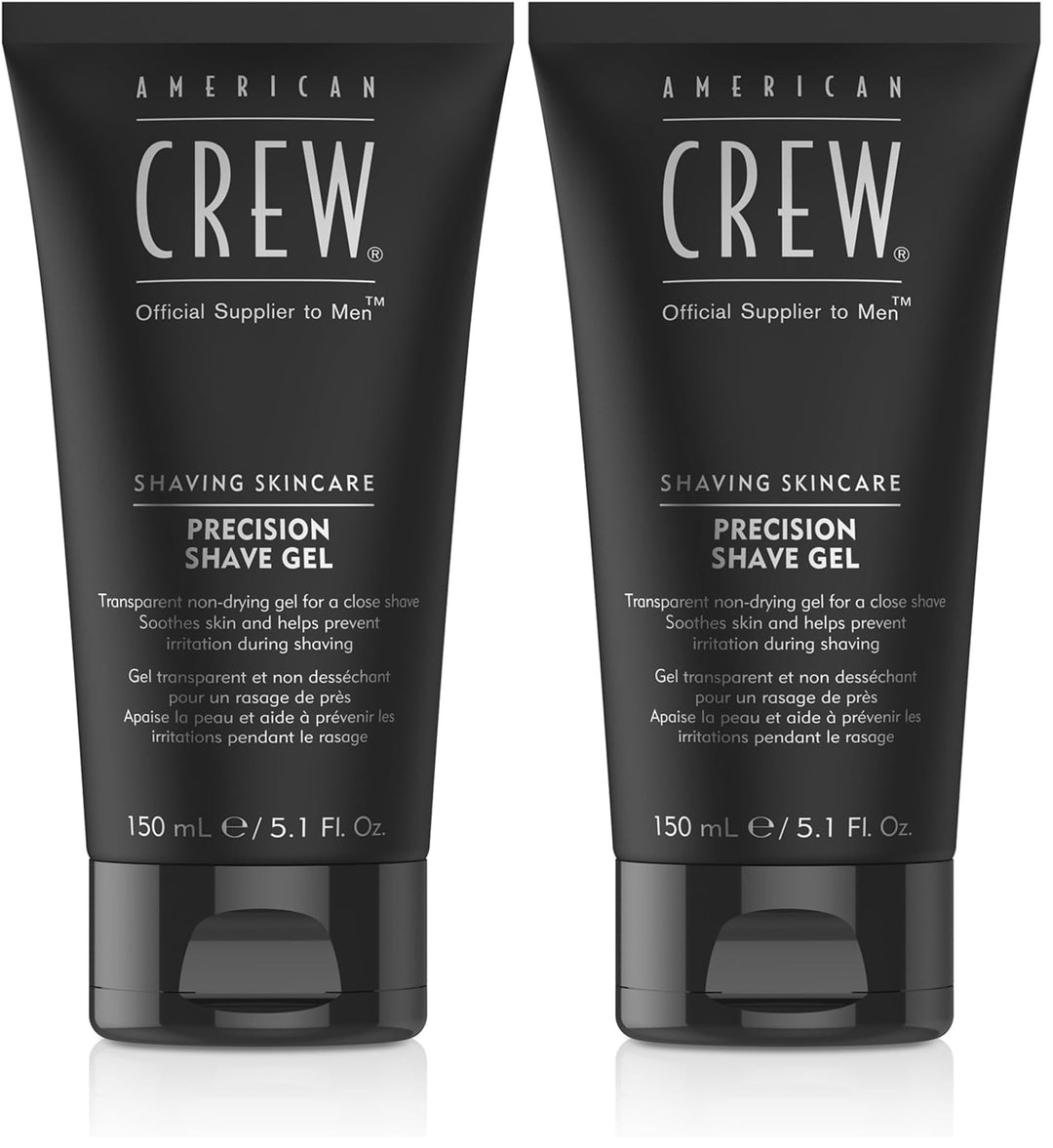 AMERICAN CREW – Precision Shave Gel, 150 ml, Rasiergel für präzise Rasuren, Gel spendet Feuchtigkeit