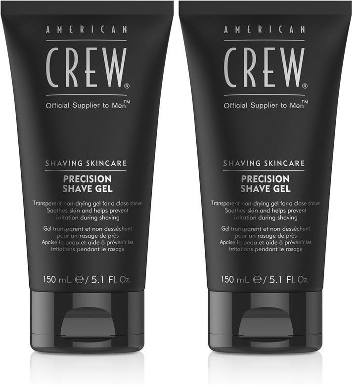 AMERICAN CREW – Precision Shave Gel, 150 ml, Rasiergel für präzise Rasuren, Gel spendet Feuchtigkeit