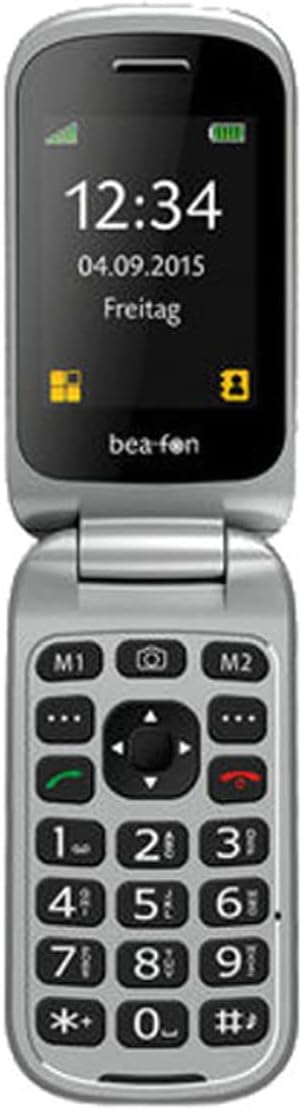 Beafon SL670_EU001B Mobiltelefon (Innendisplay 240 x 320 Pixel, 3,30 cm (1,3 Zoll Aussendisplay 128