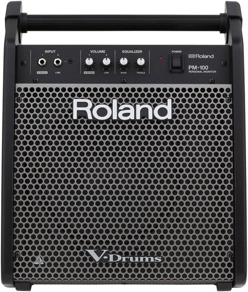 Roland PM-100 E-Drum Monitor Box + keepdrum GC075 Stereo-Miniklinke 3m