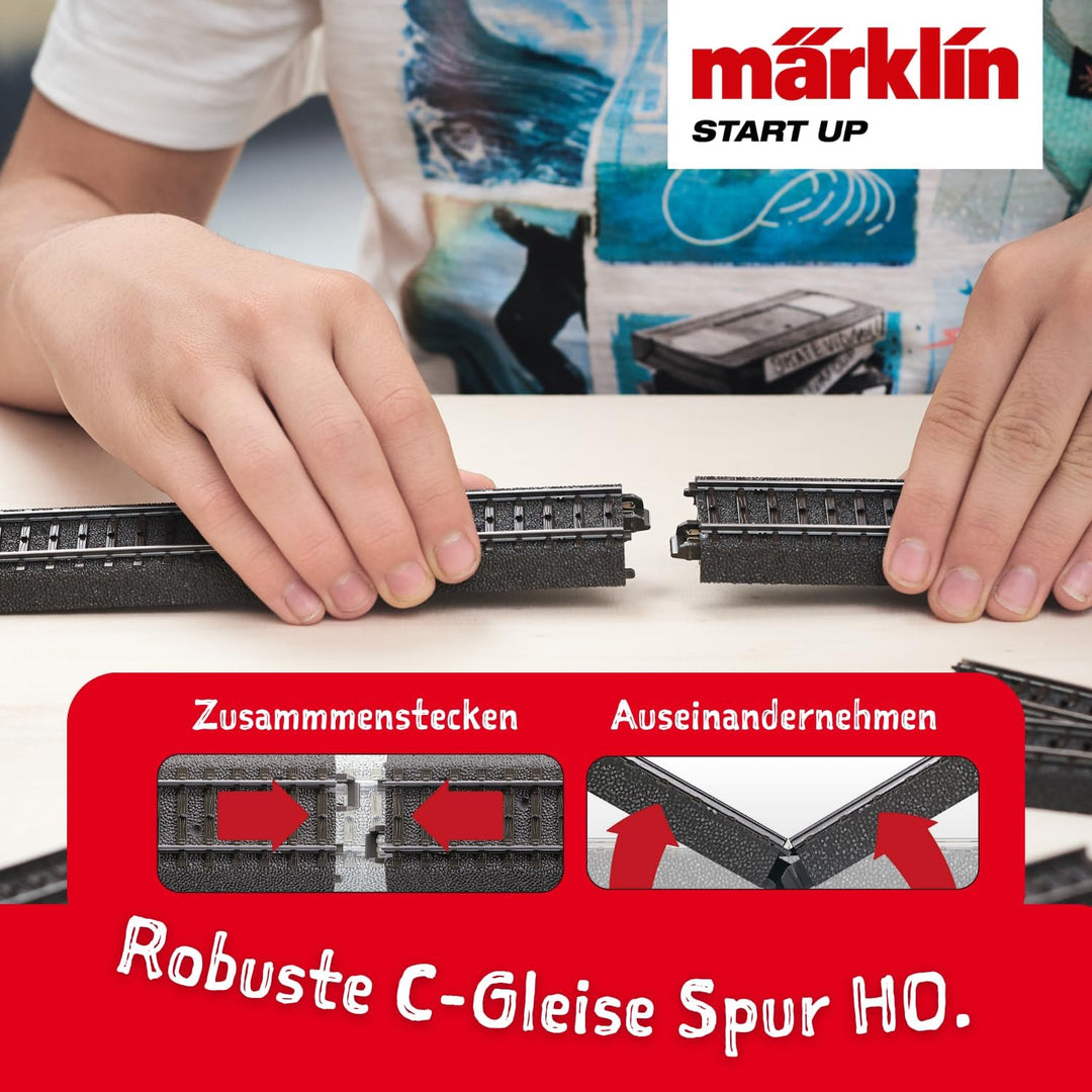 Märklin Start up 24903 - C-Gleis-Ergänzungspackung C3 Single, Single