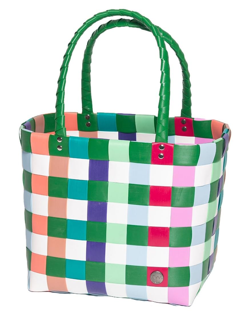 WORLD OF BASKETS ICE-BAG Witzgall 5009-46-0 Evergreen Einkaufskorb, Shoppertasche, 28x21x28 cm