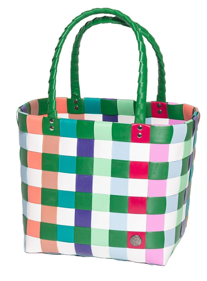 WORLD OF BASKETS ICE-BAG Witzgall 5009-46-0 Evergreen Einkaufskorb, Shoppertasche, 28x21x28 cm