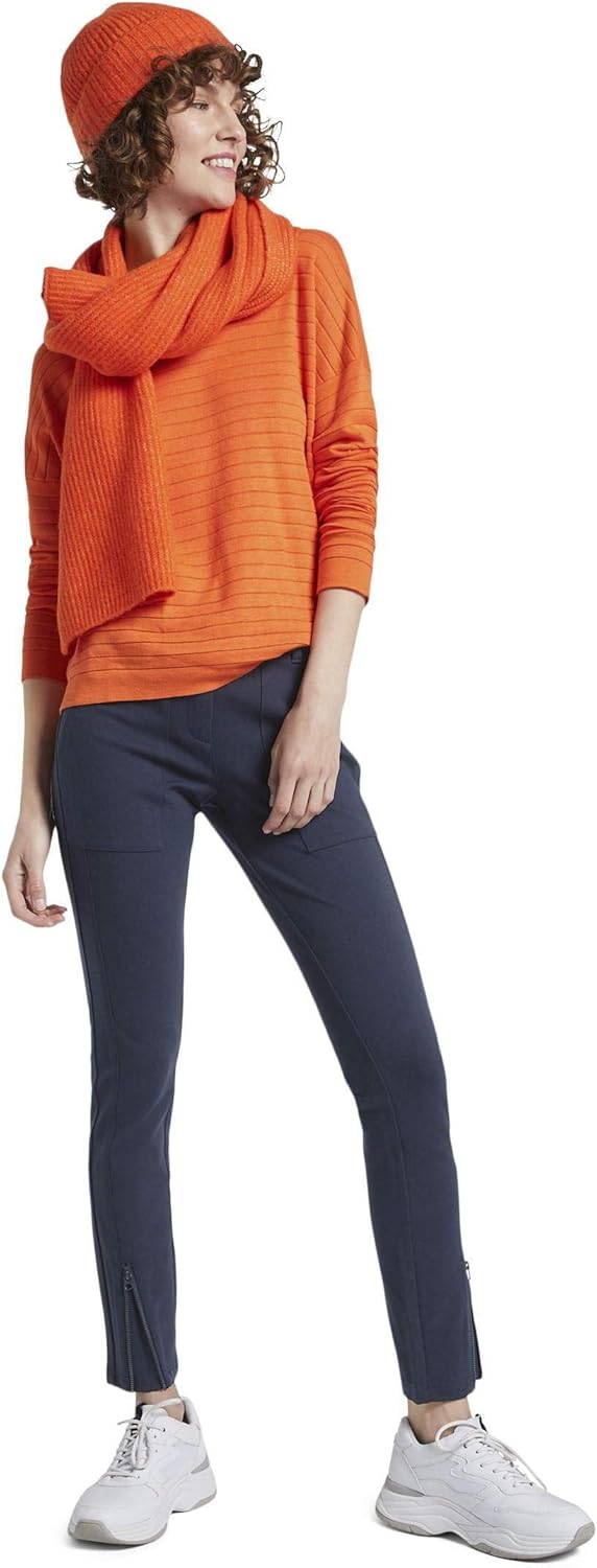 TOM TAILOR Damen Hosen & Chino Schlichte Treggings Sky Captain Blue,36,10668,6000