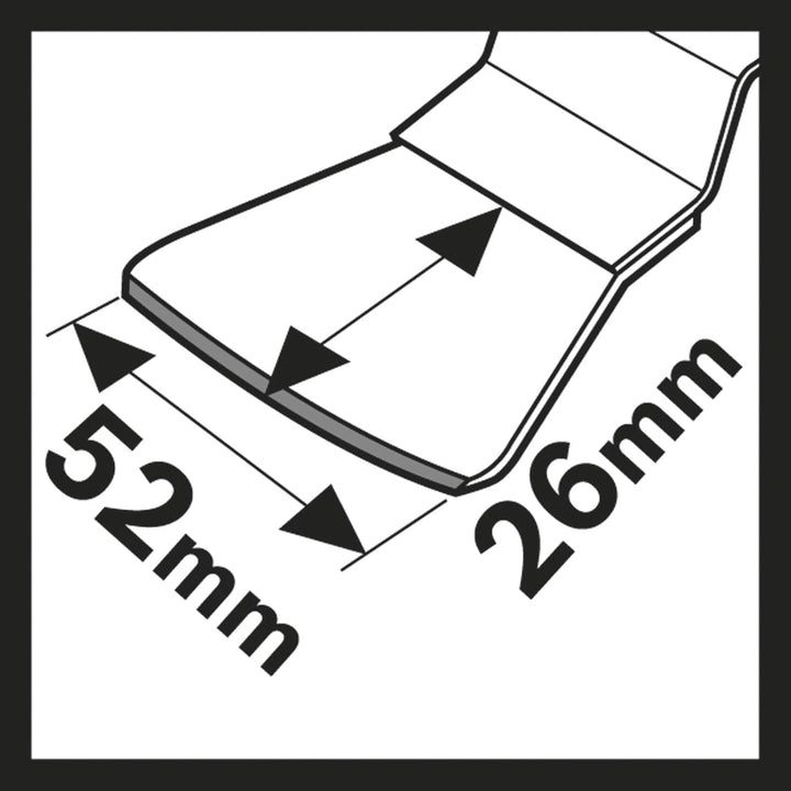 Bosch Professional 10x Schaber ATZ 52 SFC (für weiche Rückstände, Breite 52 mm, Zubehör Multifunktio