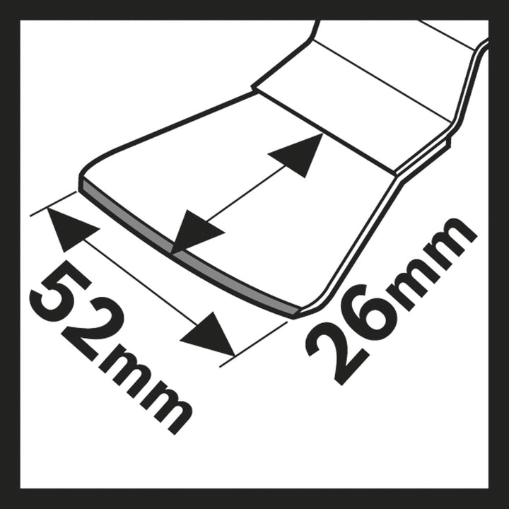 Bosch Professional 10x Schaber ATZ 52 SFC (für weiche Rückstände, Breite 52 mm, Zubehör Multifunktio