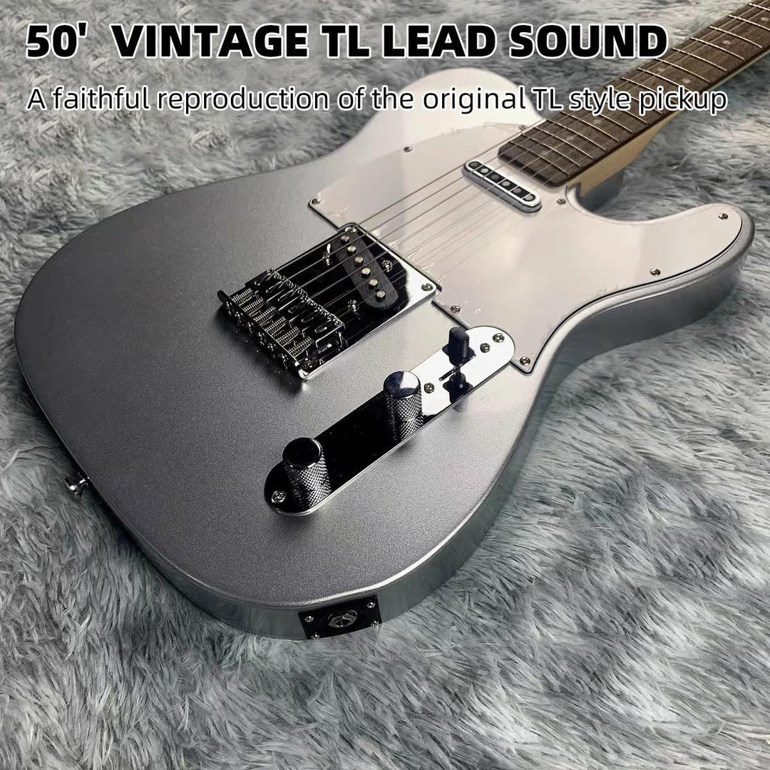 Alnico 5 Tele Bridge Pickup & Neck Pickup Tele Pickup Set Fit Telecaster Gitarre Part Vintage-Schwar