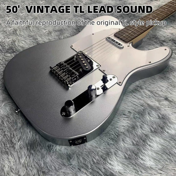 Alnico 5 Tele Bridge Pickup & Neck Pickup Tele Pickup Set Fit Telecaster Gitarre Part Vintage-Schwar