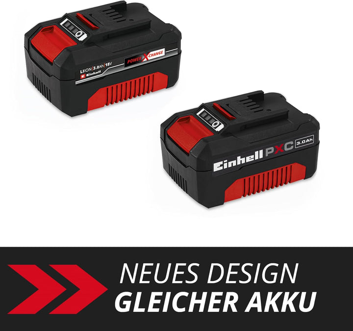 Original Einhell System Akku Power X-Change (Lithium Ionen Akku, 18 V, 3,0 Ah, passend für alle Powe