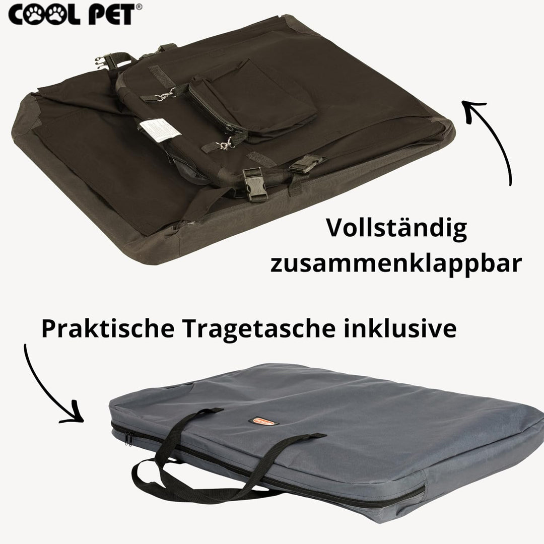 Hundebox 122 * 79 * 91cm 4XL, Hundehütte,Box für Hund, Transportbox, Box für Katze (schwarz), schwar