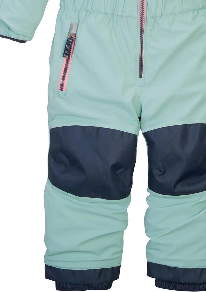 Killtec Unisex Fisw 31 Mns Onpc Skioverall/Schneeanzug mit Kapuze, wasserdicht 122-128 stahlmint, 12