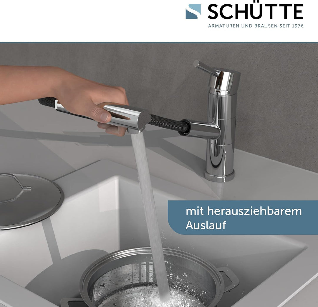 Schütte 33770 UNICORN Spültischarmatur, Chrom Unicorn Chrom, Unicorn Chrom