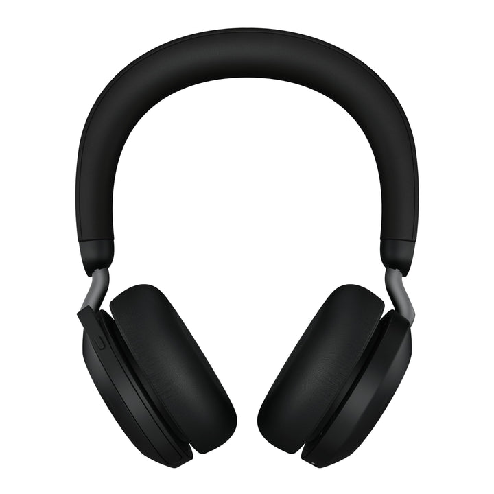 Jabra Evolve2 75 Wireless PC Headset mit Ladedock, 8-Mikro-Technologie - Dual-Foam-Stereo-Kopfhörer