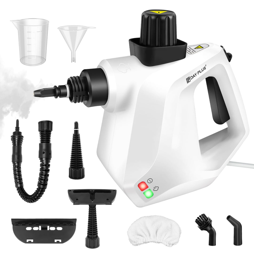 Dampfreiniger,Starker 1000W Handdampfreiniger, Unser Dampfreiniger für Zuhause kommt mit 10 Zubehör.