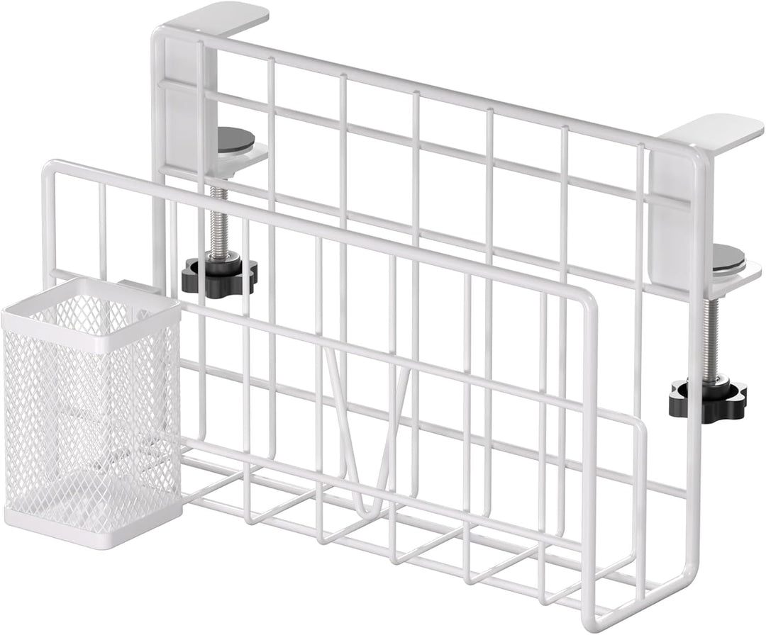 THYGIFTREE Schreibtisch-Seitenaufbewahrung, vertikaler Laptop-Ständer, Laptop-Halter Schreibtisch mi