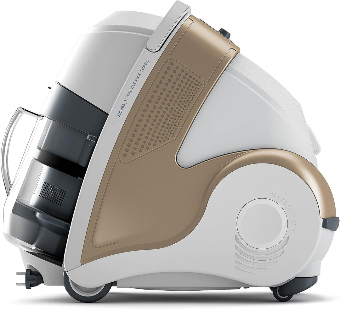 POLTI PBEU0101 Unico MCV85 Total Clean und Turbo Dampfsauger, 2200 Watt, 6 Bar, bronzefarben [Energi
