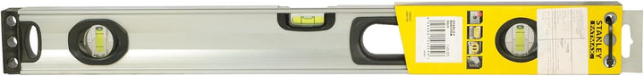Stanley FatMax Wasserwaage II (60 cm, magnetisch, 1 horizontale/2 vertikale Libellen, Hohlprofil Alu