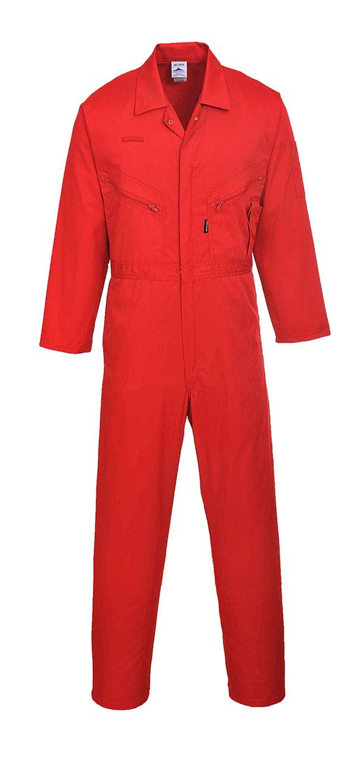 Portwest Overall Liverpool, Grösse: XXXL, Farbe: Rot, C813RERXXXL 3XL Rot, 3XL Rot