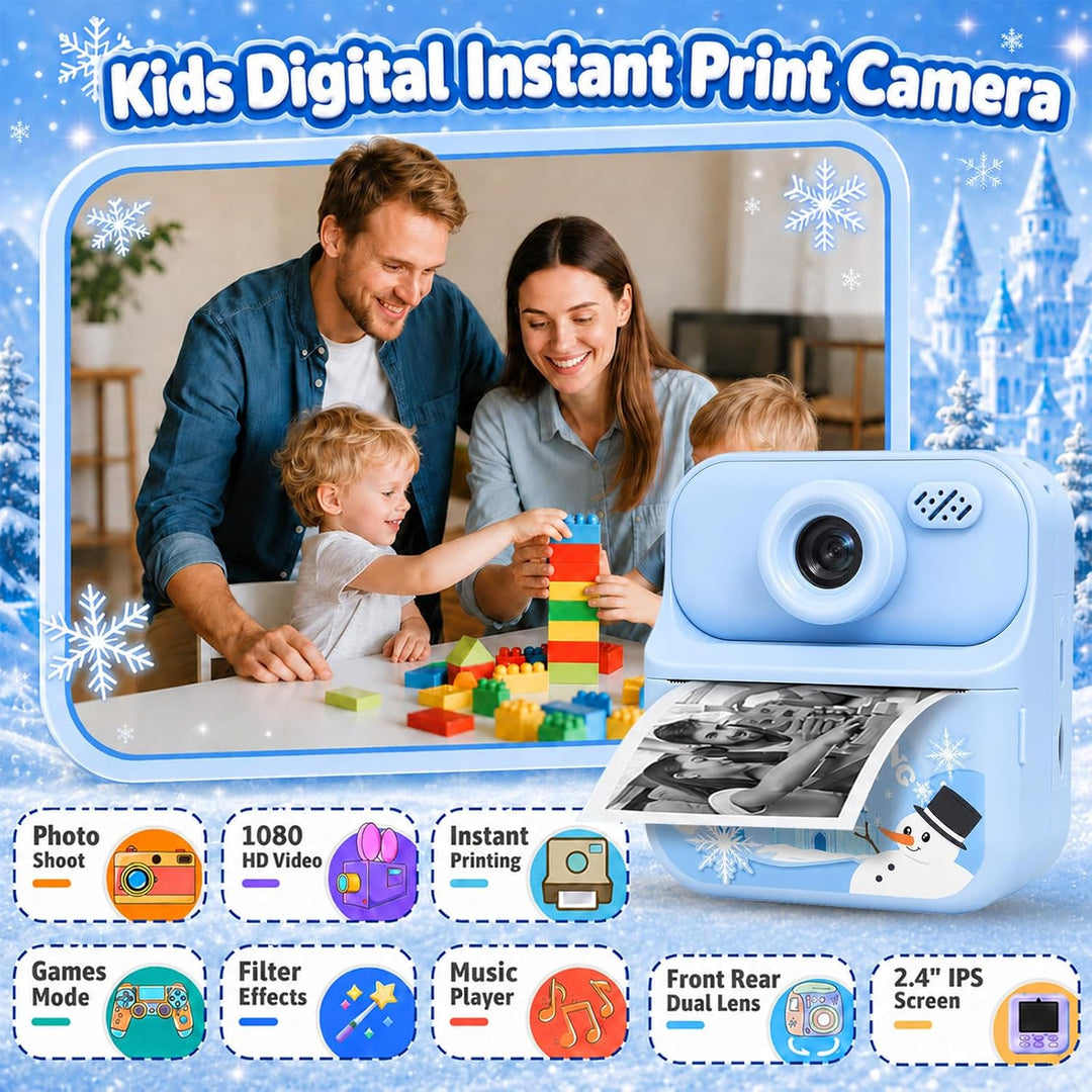 Spielzeug Frozen Toys sofortbildkamera Kinder Spielzeug ab 5-12 Jahre mädchen,Geschenk 5 6 7 8 9 10