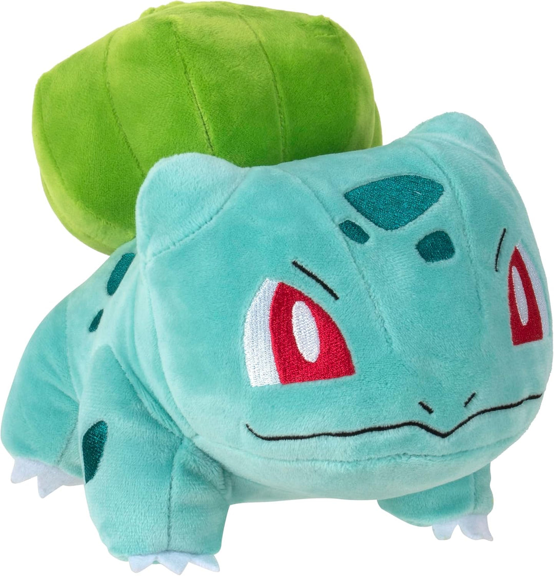 Pokémon PKW0498-20cm Plüsch - Bisasam, offizielles Plüsch Bulbasaur, Bulbasaur