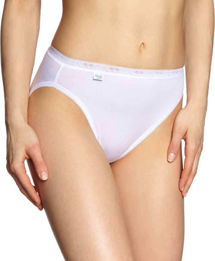 Sloggi Damen Slip (2er Pack) 36 Weiss, 36 Weiss
