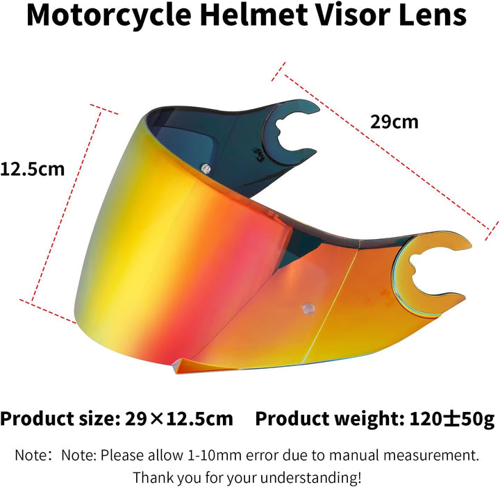 Helmvisier für D Skwal D-Skwal 2 Spartan,Motorradhelm Visier,Motorrad Windschutz Helm Objektiv Visie