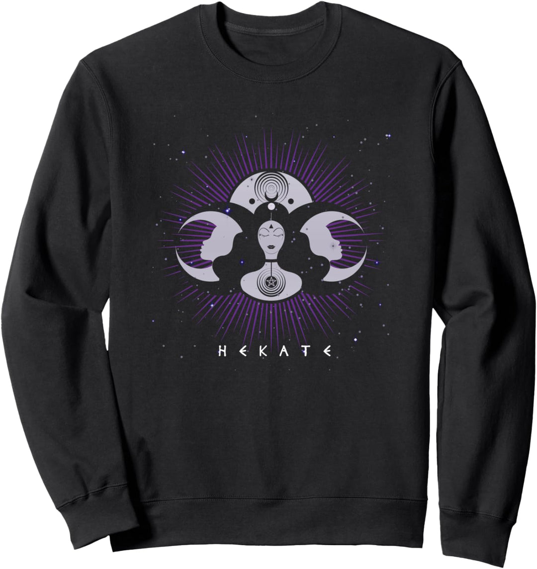 Hekate Alte griechische Hexengöttin Mond Wicca Sweatshirt