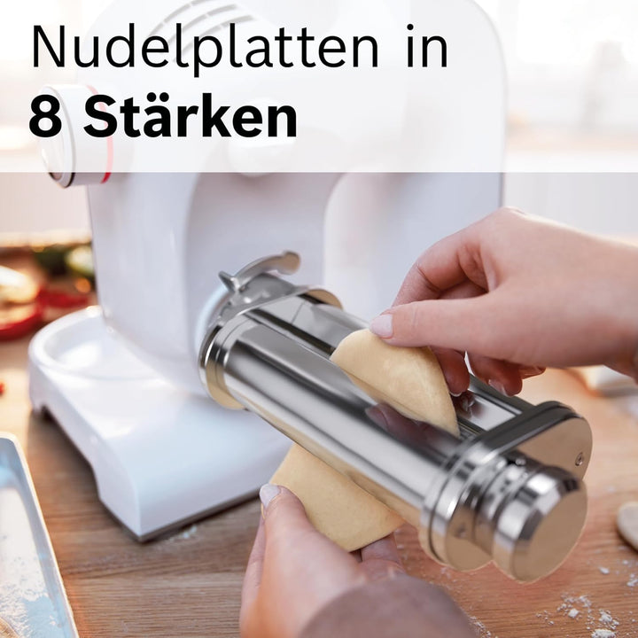 Bosch Pastawalze Lasagne MUZ5NV1, Pastawalze für Lasagne, Nudelplatten, Lasagne Nudelvorsatz, Pasta-