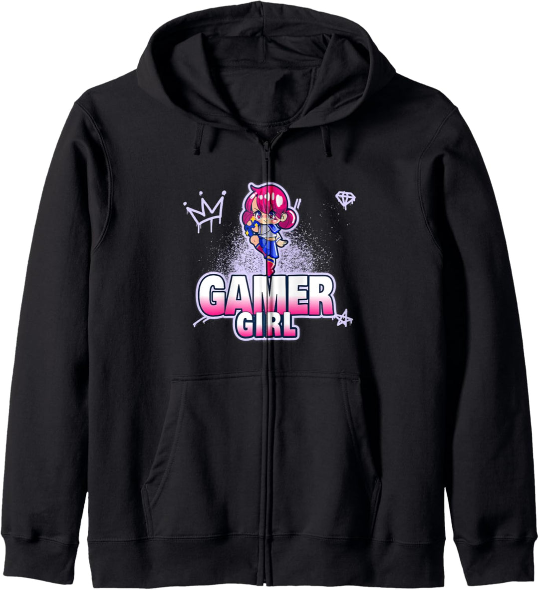Gamer Girl Anime Manga Videospiele Gaming Kapuzenjacke