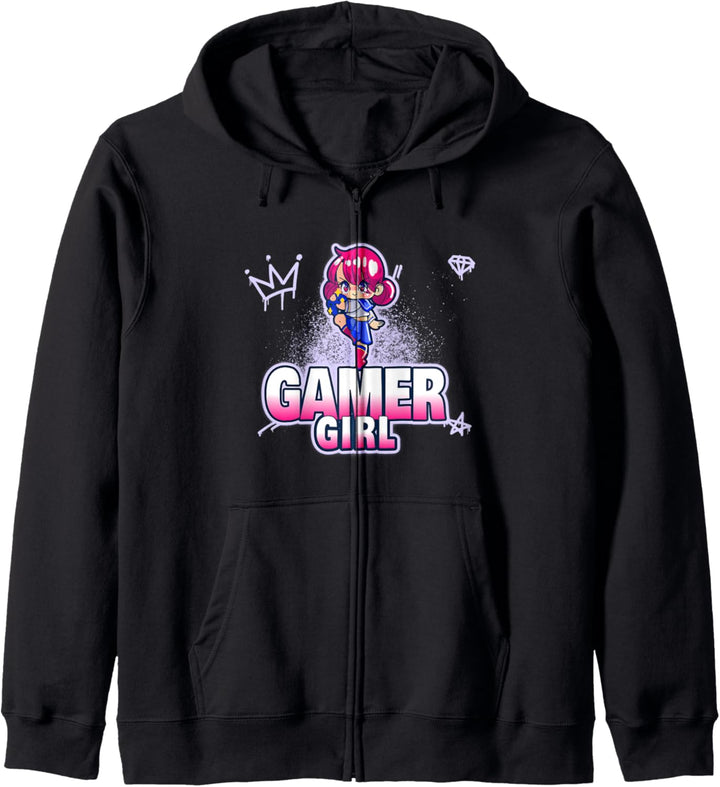 Gamer Girl Anime Manga Videospiele Gaming Kapuzenjacke