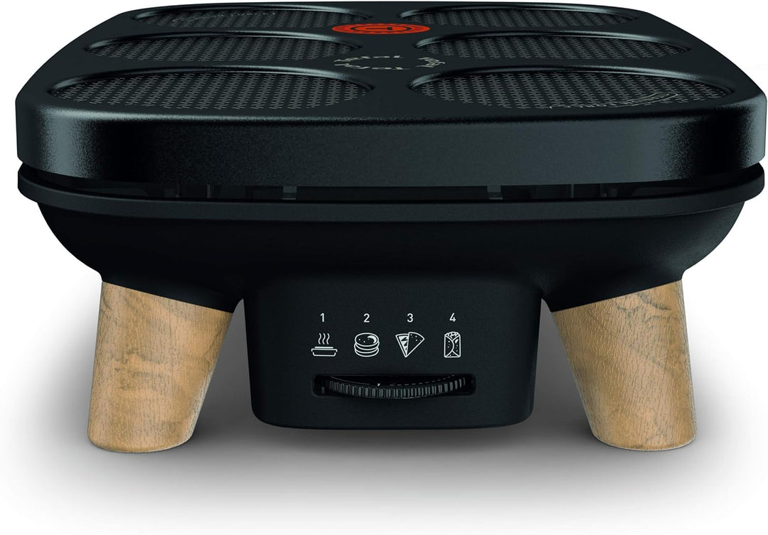 Tefal Gourmet Crêpes-Pfanne, zwei herausnehmbare Platten, Antihaftbeschichtung, einstellbare Tempera