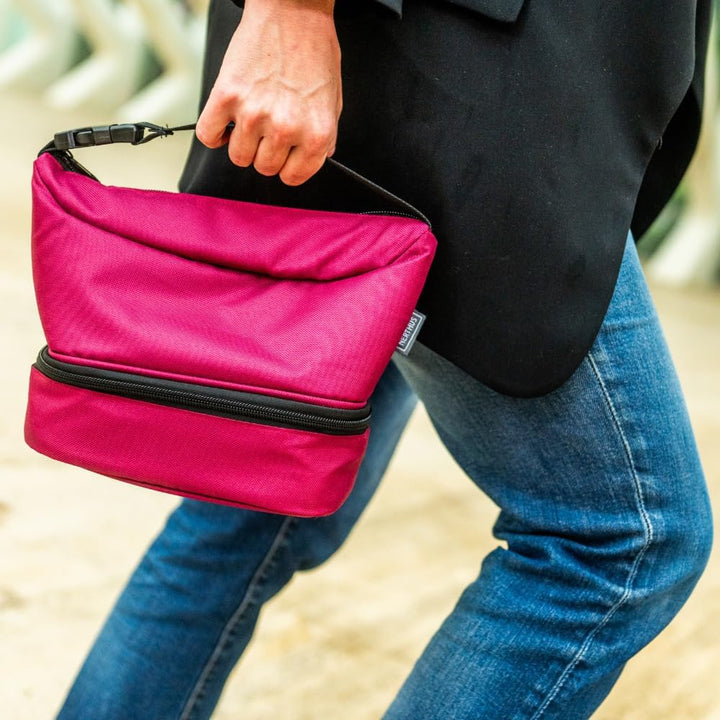NERTHUS FIH 1505 Isolierte Lunch Tasche schwarz mit Glasbehälter luftdicht 1L Doppelkammer ideal für