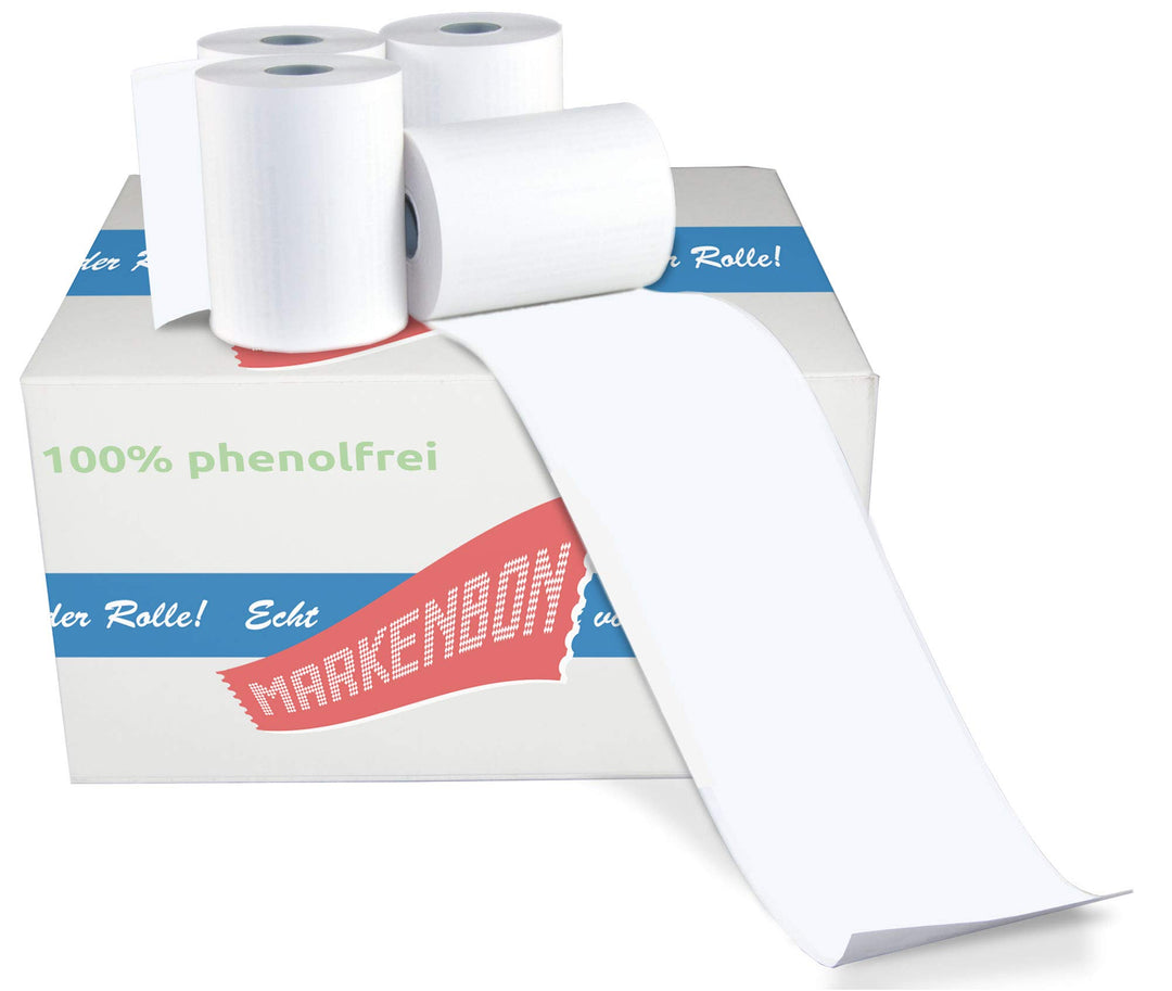 50 phenolfreie Thermorollen für Verifone VX 520 ohne CTLS [25m] - markenbon
