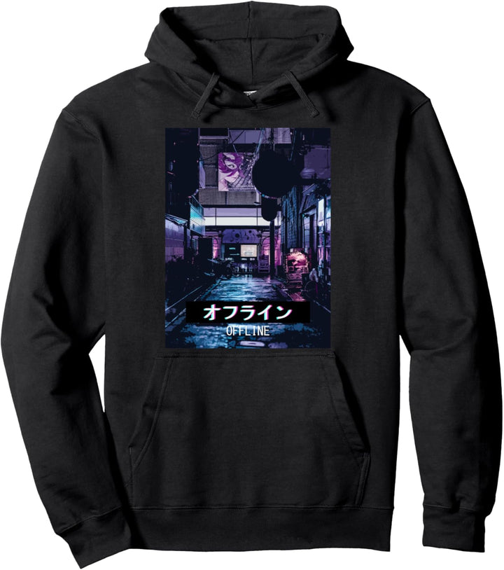 Japan Tokio Anime Aestethic Vaporwave Pullover Hoodie