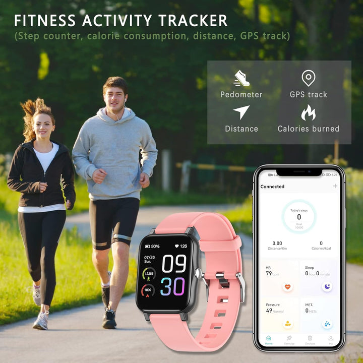 SUPBRO 1,69" Fitness Armband Aktivitätstracker Fitness Tracker Smart Armband Schrittzähler Fitnessuh