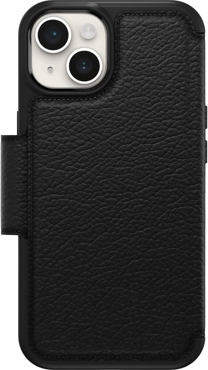 OtterBox Strada Hülle für iPhone 14, stossfest, sturzsicher,Premium Lederfolio mit zwei Kartenhalter
