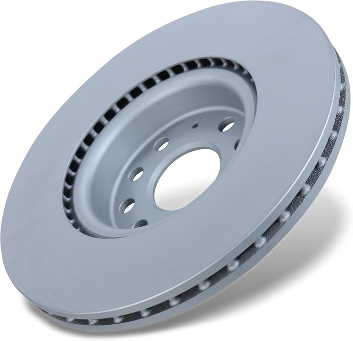ATE Bremsenset Vorderachse inkl. Bremsscheiben vorne Ø 312 mm belüftet und Bremsbeläge vorne + Warnk