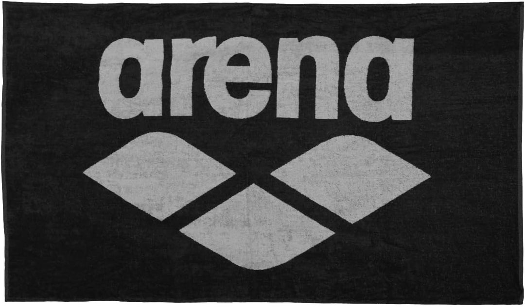 ARENA Pool Soft Baumwolle Unisex Erwachsene, Unisex - Erwachsene 150x90cm Black-grey, 150x90cm Black