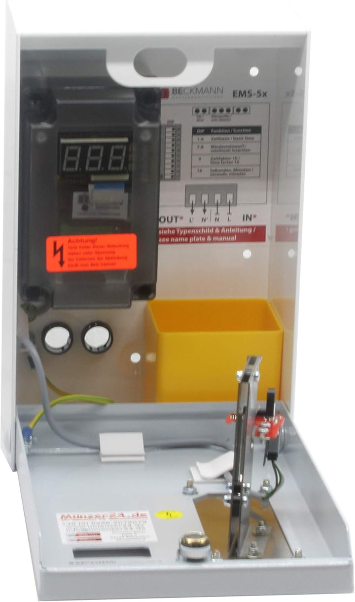 Münzautomat Beckmann EMS 57 TE - Münzgerät mit Zeitanzeige (Münzprüfer für Wertmarke pd25)