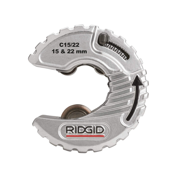 Ridgid 57018 Modell C15/22 mm engstehender Kupferrohrschneider, C-Stil, 15-22 mm Einzelbett, Einzelb