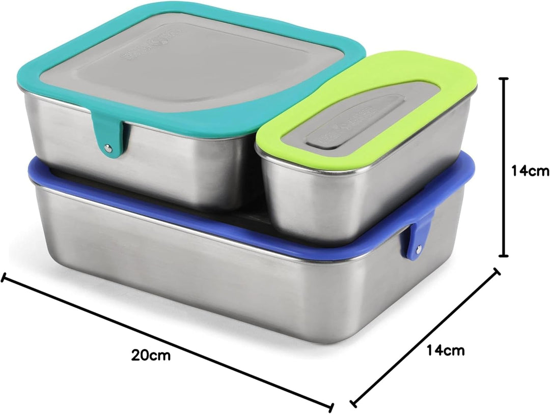 Klean Kanteen Unisex – Erwachsene Essensbox-1005807 Essensbox Set, Multi Color, One Size