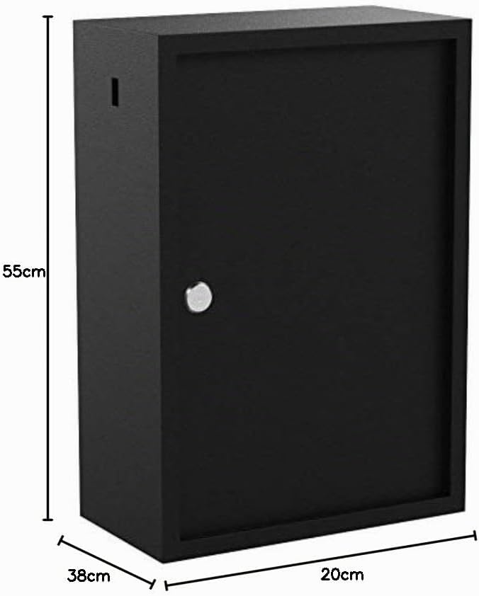 Pavo 8047239 Deluxe Schlüssel-Kasten/Schrank/Tresor, 300 Haken mit seitlichem Schlüsseleinwurf, dunk