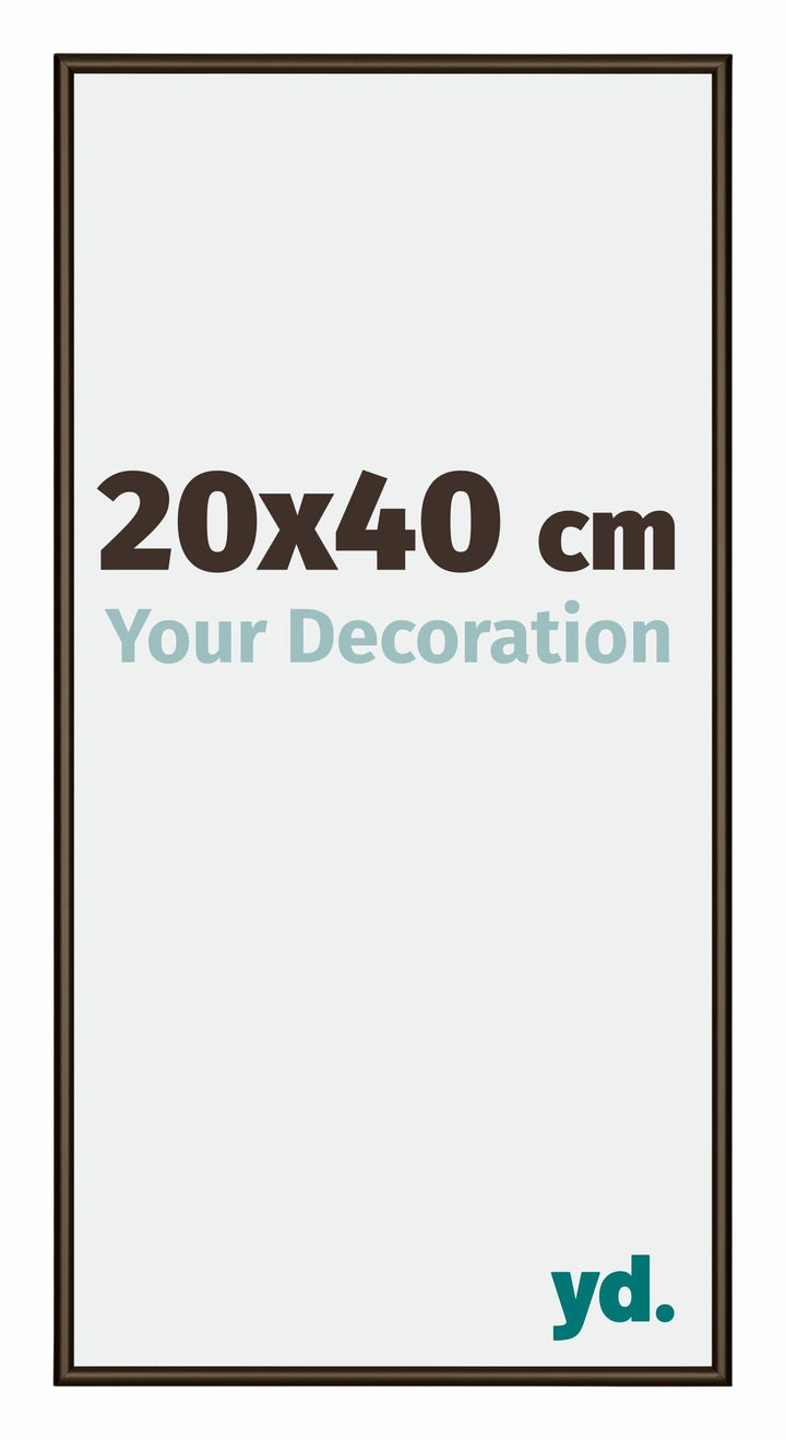 yd. Your Decoration - Bilderrahmen 20x40 cm - Bilderrahmen aus Aluminium mit Acrylglas - Antireflex