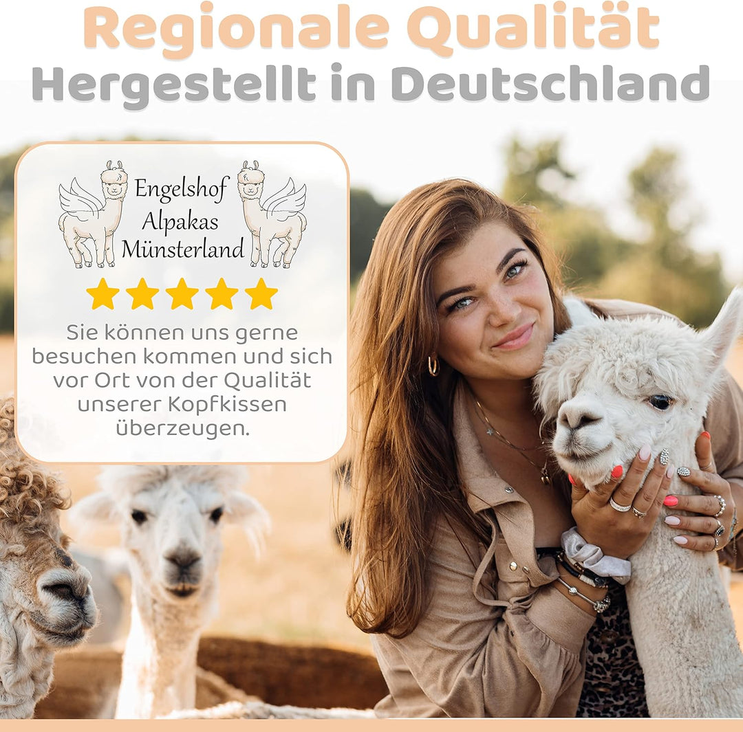 Engelshof Alpakakissen Farisa schmal 40x80 cm ohne Füllung (nur Bezug)